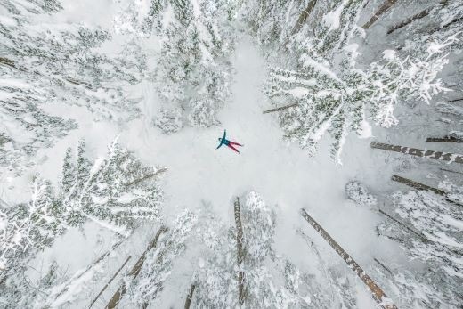 Auch im Winter ein Erlebnis mit Tiefenwirkung: Waldbaden im Schnee.